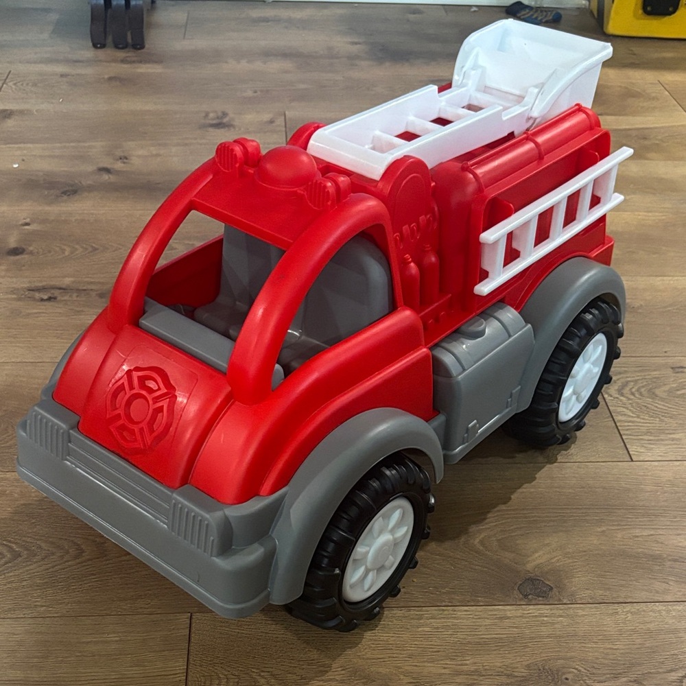 Red Kids Toy Fire Truck - American Plastics Toys